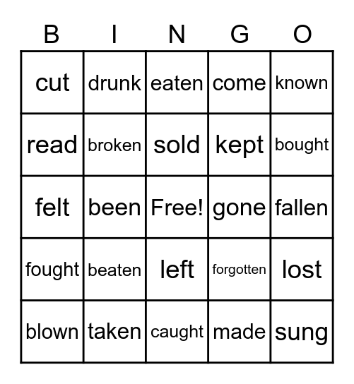 EASTER Bingo Card
