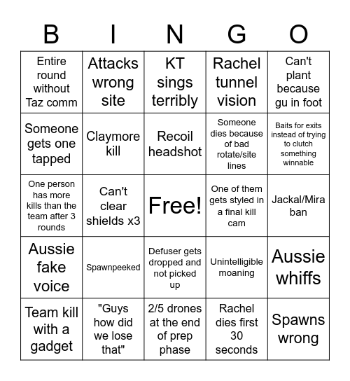 Bliss Bingo R3 Bingo Card