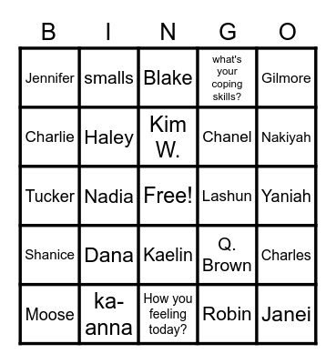 2 South Bingo Card