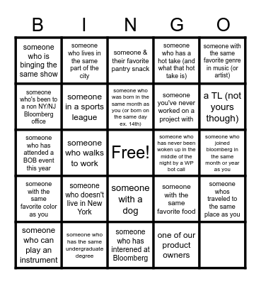 SALES & MARKETING INTELLIGENCE Bingo Card