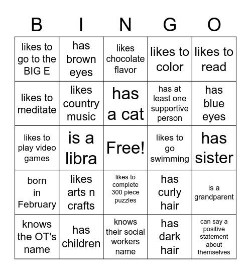 COMMUNICATION BINGO Card