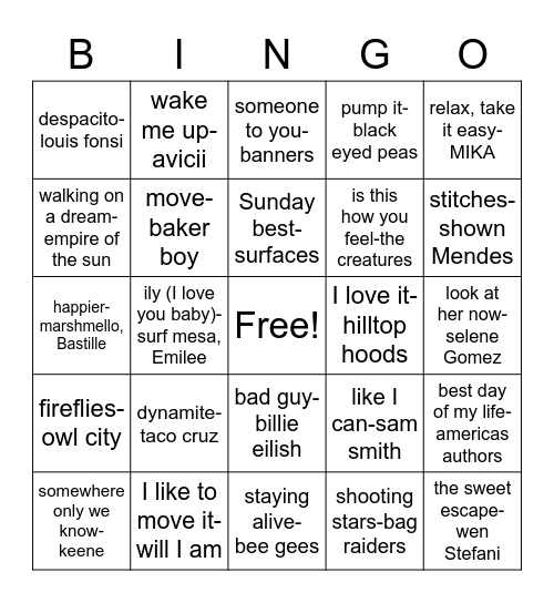 Cool Cleaning mix Bingo Card