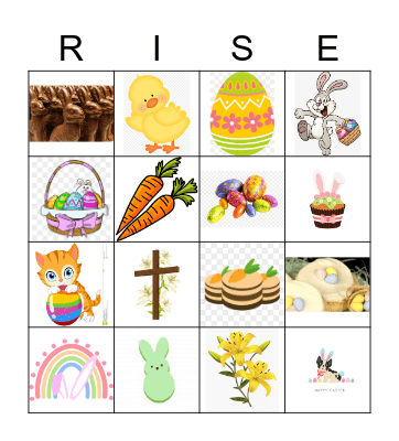 Easter Bingo Card