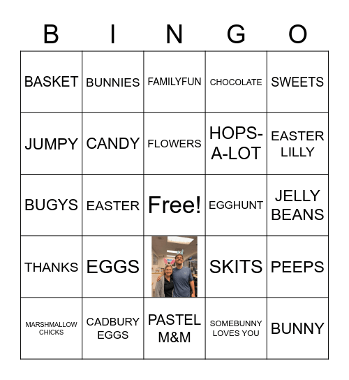 EASTER BINGO Card