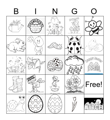 Happy Easter! Bingo Card