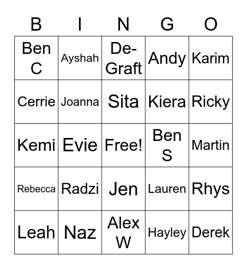 01Mon740 - Martin Bingo Card
