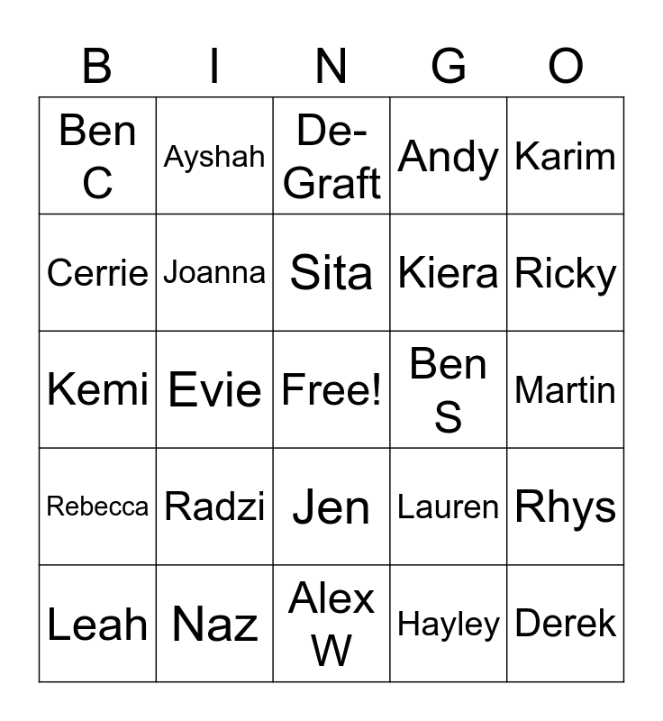 01Mon740 - Martin Bingo Card