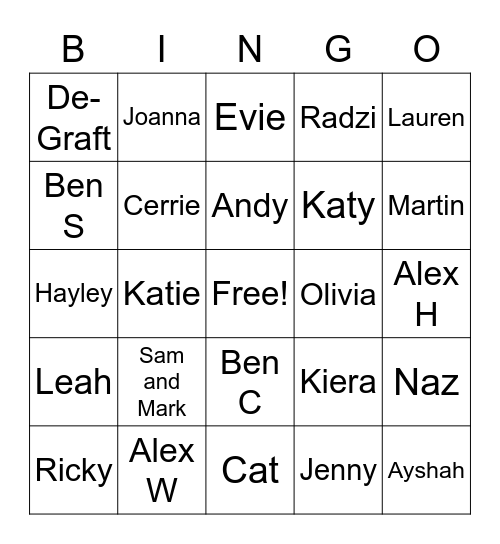 01Mon740 - Ore Bingo Card