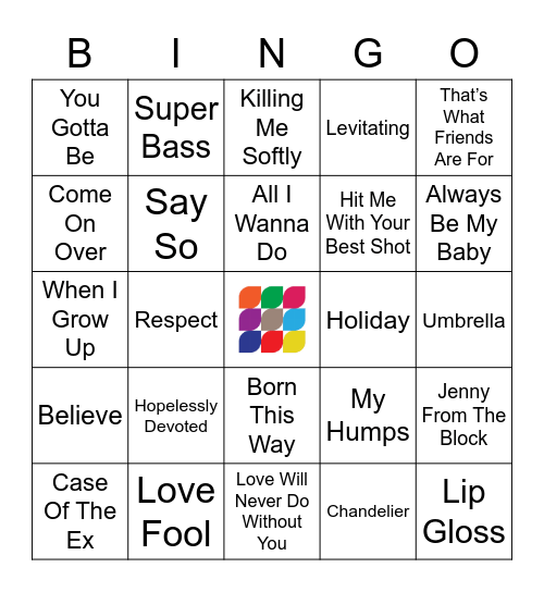 Ladies Night Bingo Card