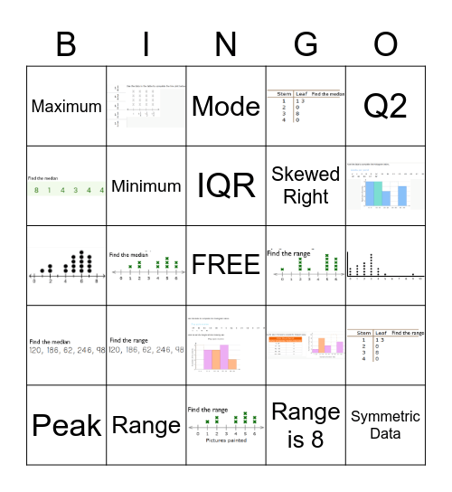 Data Bingo Card