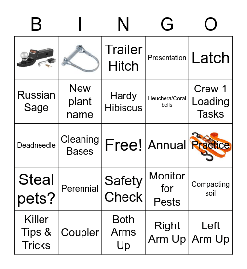 HSG Orientation Day 4! Bingo Card