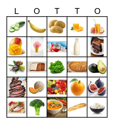 U4 CDO1 - AU SUPERMARCHÉ Bingo Card