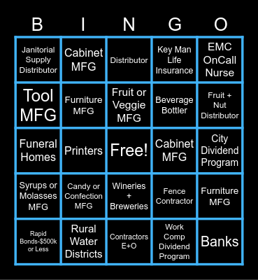 EMC BINGO! Bingo Card