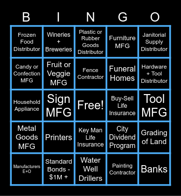 EMC BINGO! Bingo Card