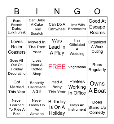 McKibbon Leadership BINGO Card