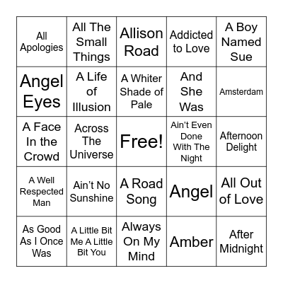 Easter Bingo Card