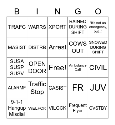 2023 NPSTW for CCECC! Bingo Card