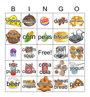 High Phosphorus Bingo Card