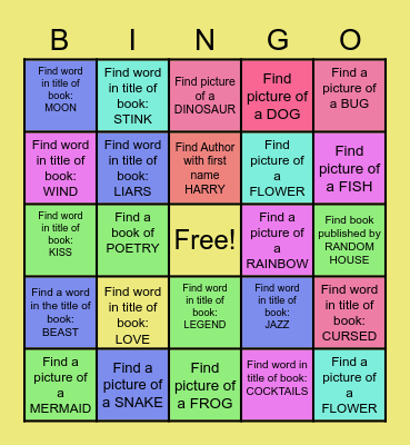 BOOKISH BINGO BABY!! Bingo Card