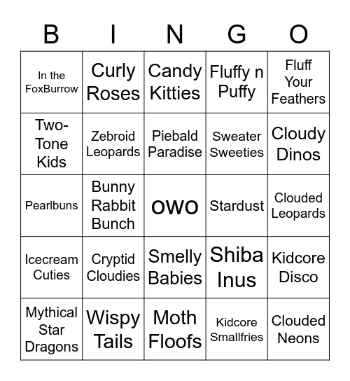 Easter CL Bingo Card
