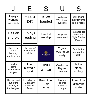 REVIVE BINGO Card