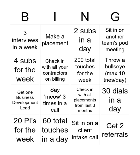 iMatchapalooza Bingo Week Bingo Card