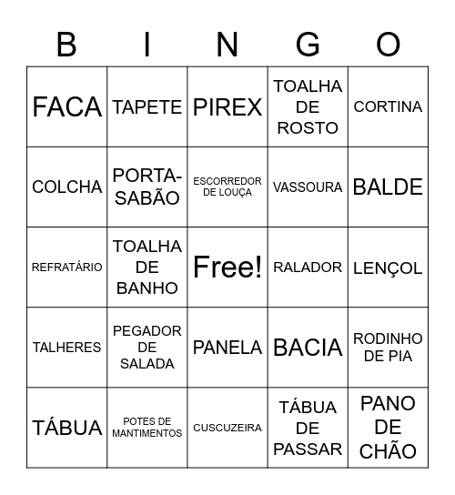 Chá da Maysa Bingo Card