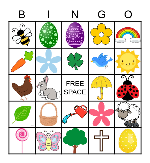 EASTER Bingo Card