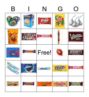 NZ Chocolate Bingo! Bingo Card