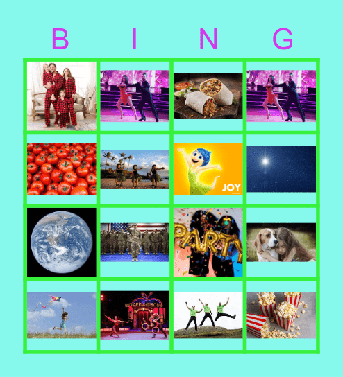 April Days Bingo 2 Bingo Card