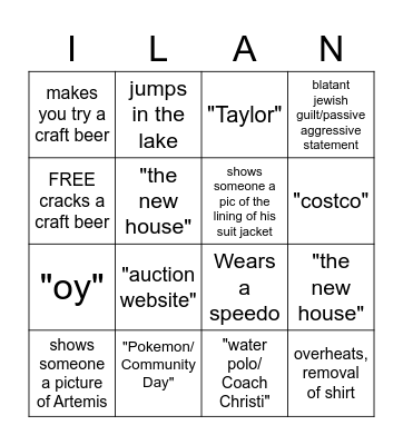 Bachelor Bingo! Bingo Card