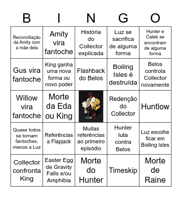 The owl house Bingo Card