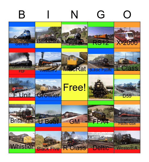 Best of the 1980’s and 1990’s Bingo Card