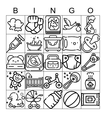 It's a baby! Bingo Card