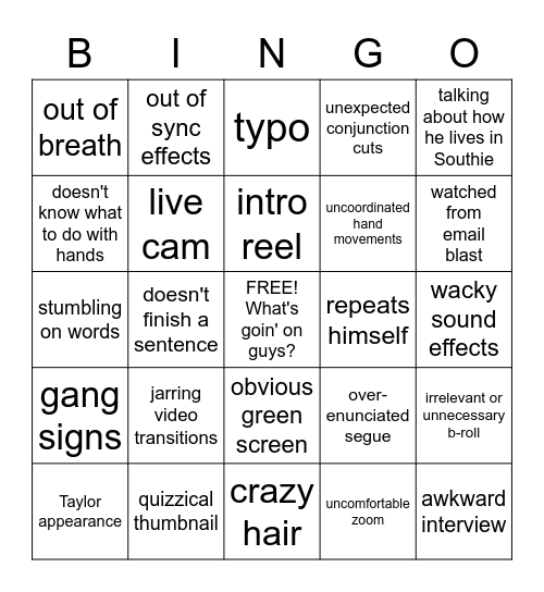 Boston Ma Bingo Card