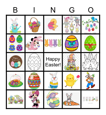 Eggstra Special Bingo Card