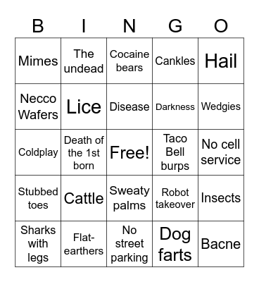 Cinco de Seder Bingo Card