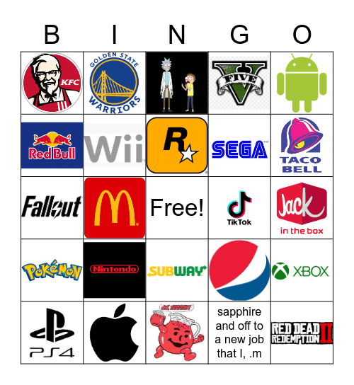 Logo Bingo Card