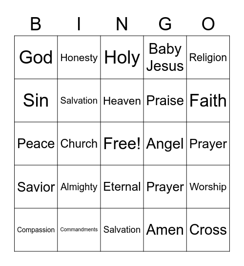 ART BINGO Card