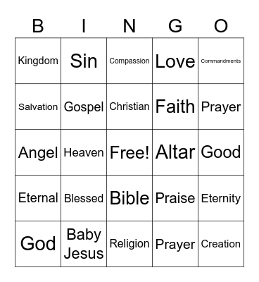 ART BINGO Card