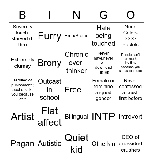 REMI BINGO!!!!!!!!!11!! Bingo Card