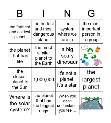 Unit 3 Bingo Card