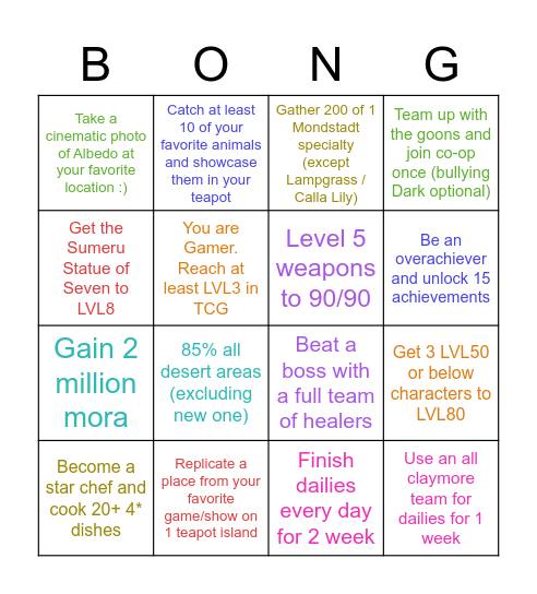 Iri's Incredibly Imaginative (b)Ingo Bingo Card