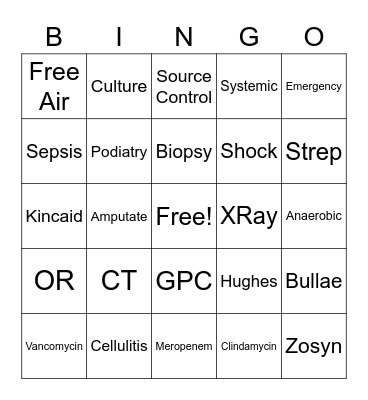 Nec Fasc Bingo Card