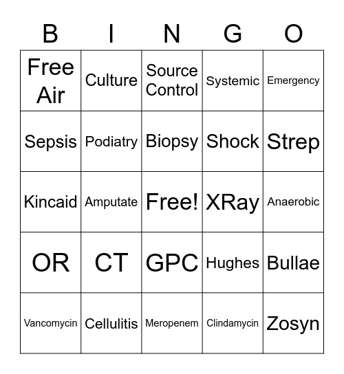 Nec Fasc Bingo Card