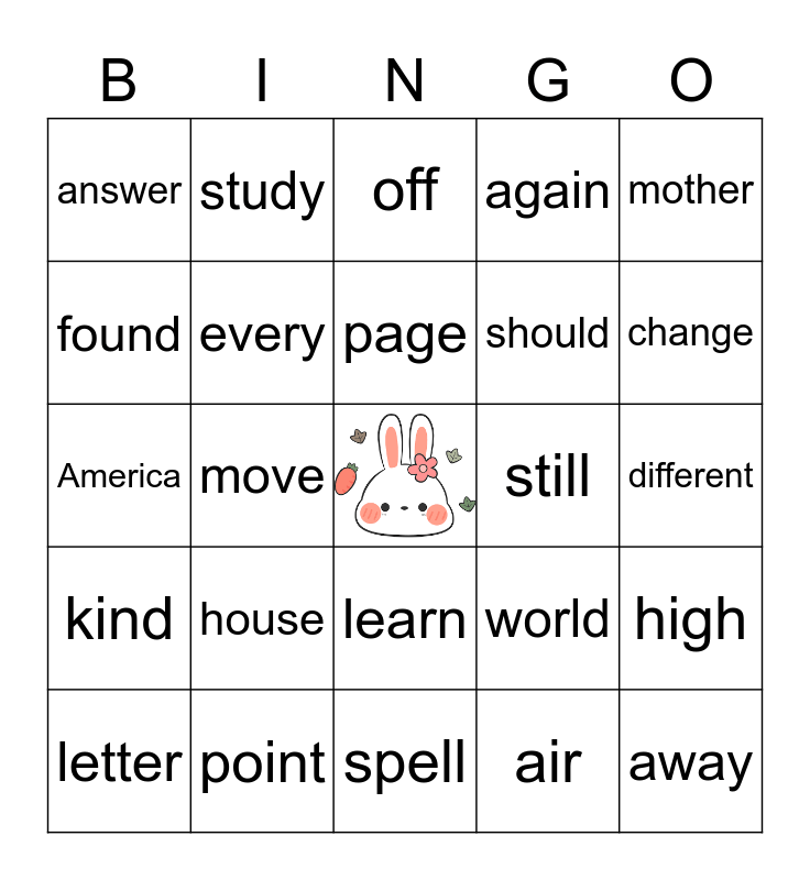 most-common-words-17-bingo-card