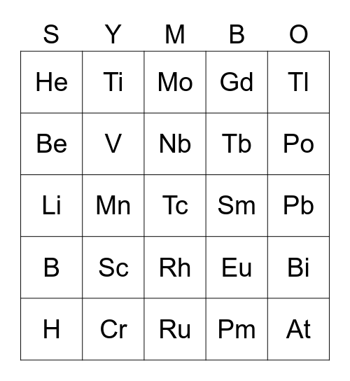 TCA - SSTREM 2023 Bingo Card