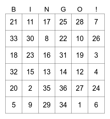 Spring Sale 2023! Bingo Card