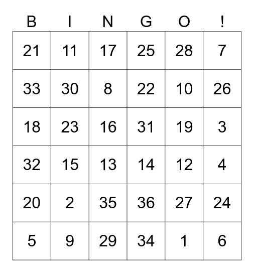 Spring Sale 2023! Bingo Card