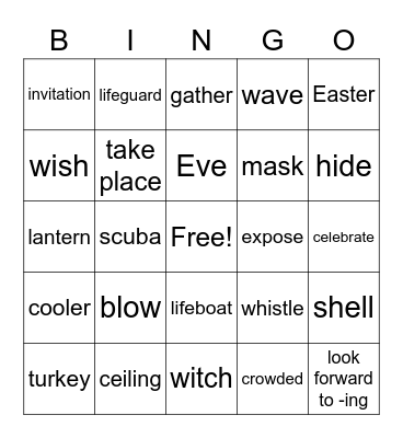 s6 Bingo Card